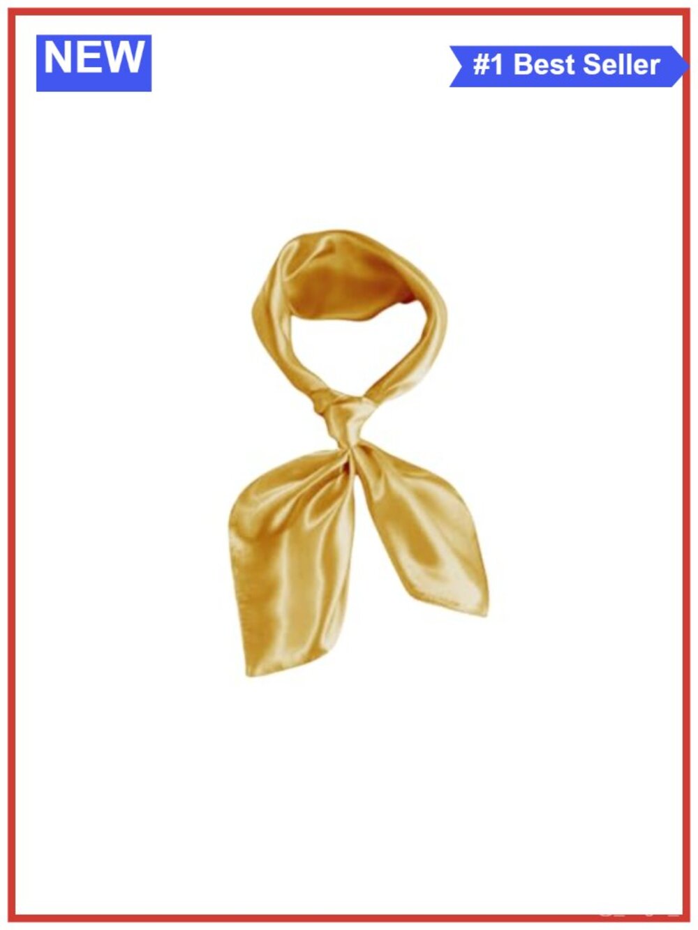 Satin Scarf 23x23 Square Neck Scarf for Halloween & Daily Wear